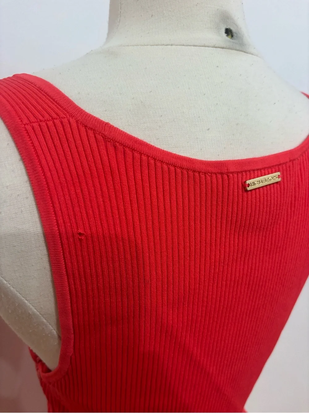 Michael Kors Ribbed Tank Dress, Size: M